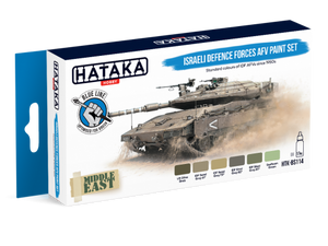 Hataka HTK-BS114 Israeli Defense Forces AFV paint set (6x17ml)