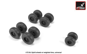 Armory Models AW72326 B-2 Spirit wheels w/ weighted tires 1/72