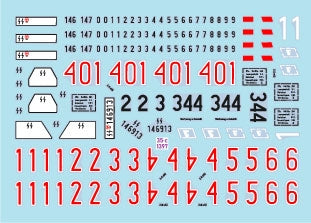 Star Decals 35-C1397 Frundsberg 2. 10. SS-Panzer Division. SdKfz 250 NEU versions. SdKfz 250/1, SdKfz 250/3, SdKfz 250/7 1/35 – obrázek 2