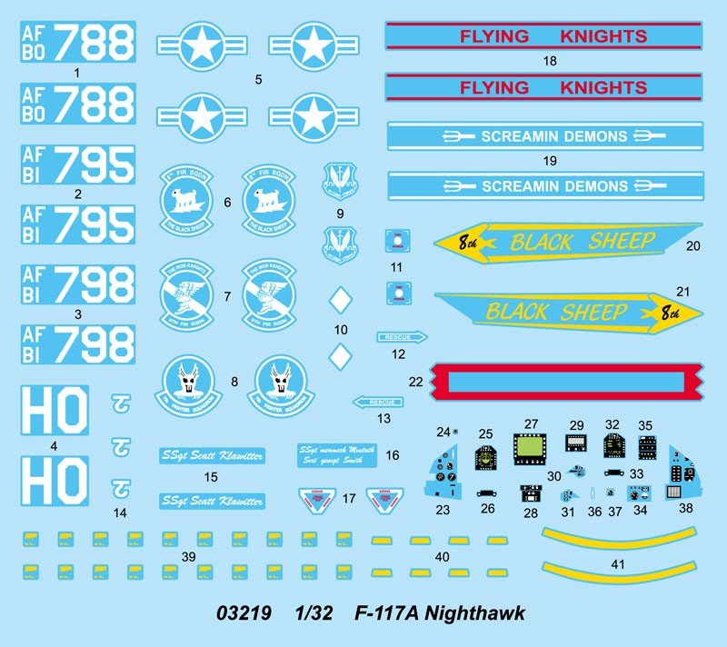 Trumpeter 03219 F-117A Nighthawk 1/32 – Bild 11
