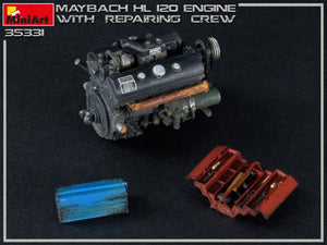 Miniart 35331 MAYBACH HL 120 ENGINE FOR PANZER III/IV FAMILY WITH REPAIR CREW 1/35 – image 13