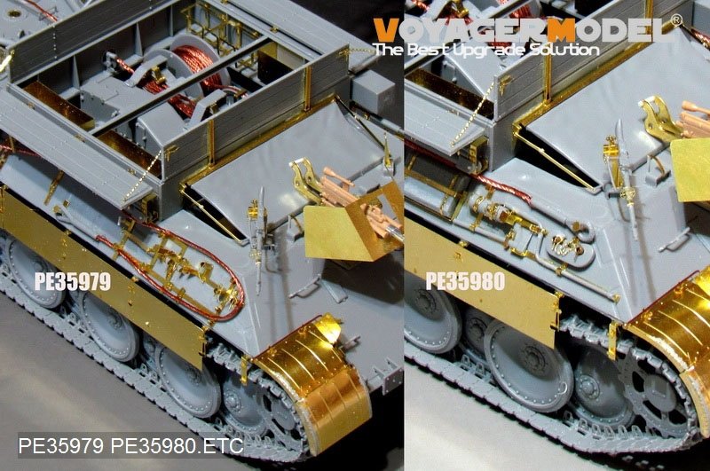 Voyager Model PE35979 WWII German Bergepanther Ausf.A (Early type,Panther A tool holders) Basic For TAKOM 2101 1/35 – Bild 16