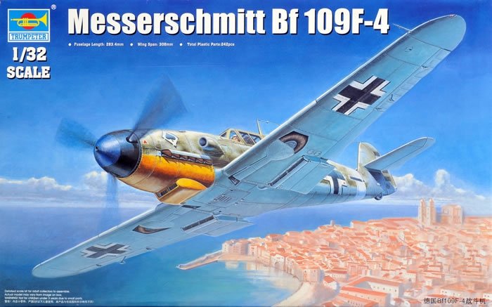 Trumpeter 02292 Messerschmitt Bf 109F-4 1/32