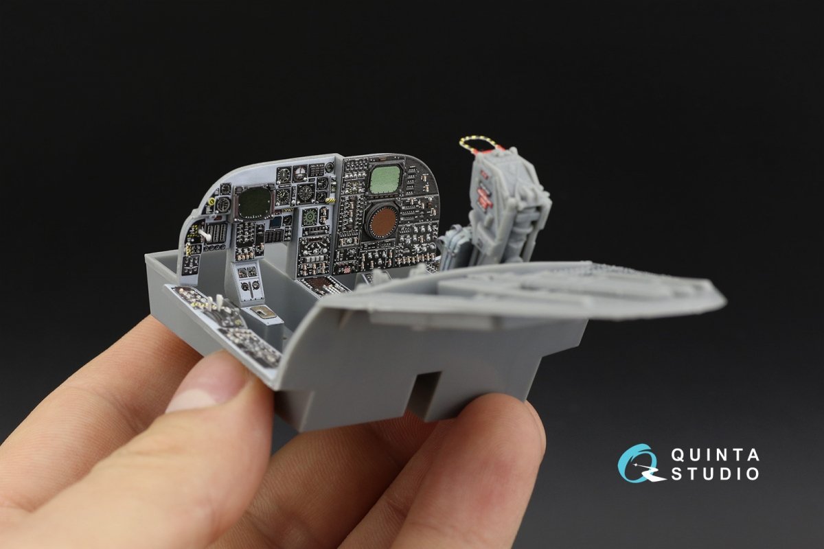 Quinta Studio QD32107 A-6E TRAM Intruder 3D-Printed &amp;amp; colored Interior on decal paper (Trumpeter) 1/32 – obrázek 8