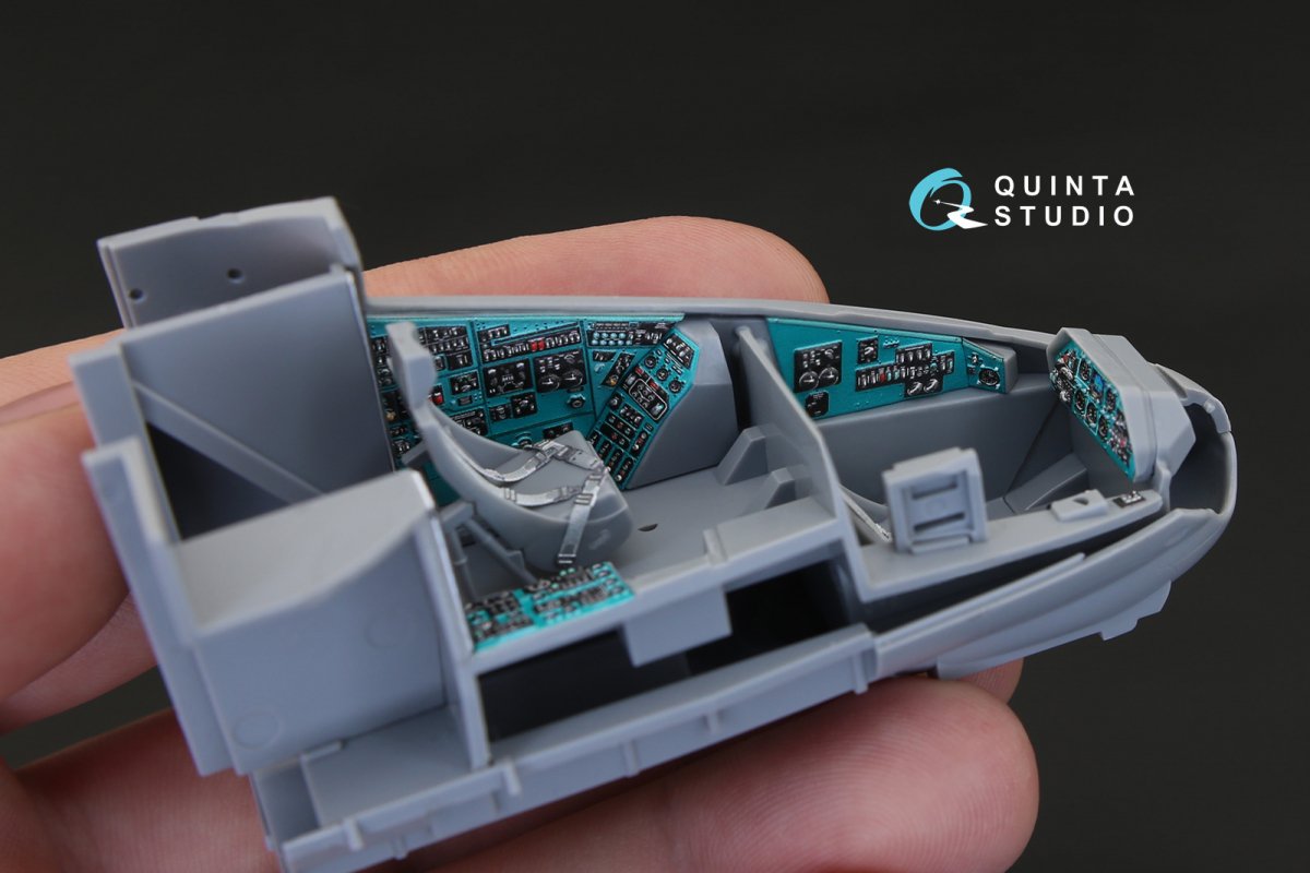 Quinta Studio QD48155 Mi-24P 3D-Printed &amp;amp; colored Interior on decal paper (for Zvezda kit) 1/48 – obrázek 8