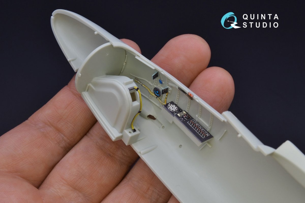 Quinta Studio QD32075 He 162 3D-Printed &amp;amp; colored Interior on decal paper (for Revell kit) 1/32 – image 7