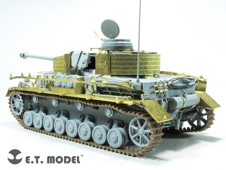 ET Model E35-290 WWII German Pz.Kpfw.IV Ausf.H w/Zimmerit Schurzen (Mid version) For DRAGON 1/35 – image 4