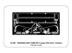 Aber 35246 Russian light tank BT-7 - vol. 2 - additional set - fenders 1/35 – obrázek 4