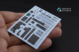 Quinta Studio QD32077 OV-10A (USAF version) 3D-Printed &amp;amp; colored Interior on decal paper (for KittyHawk kit) 1/32 – obrázek 4