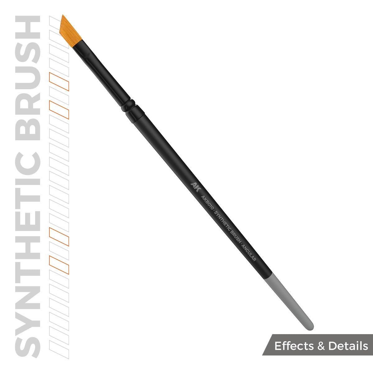 AK Interactive AKB010 AK SYNTHETIC BRUSH – ANGULAR – Bild 3