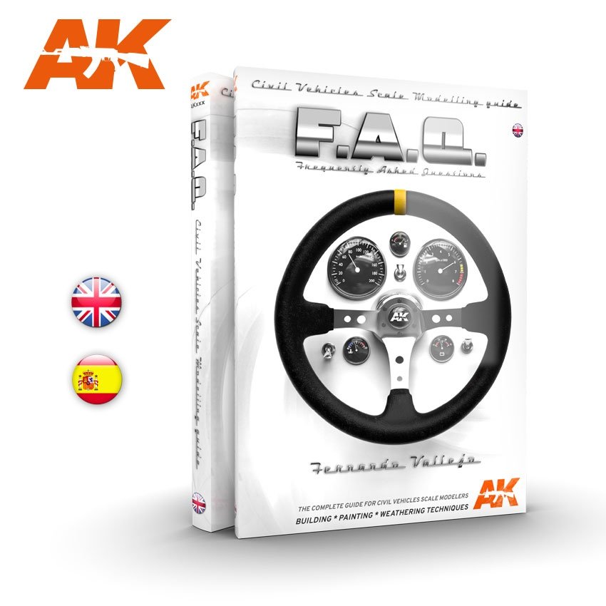 AK Interactive AK282 CIVIL VEHICLES SCALE MODELLING FAQ (English)