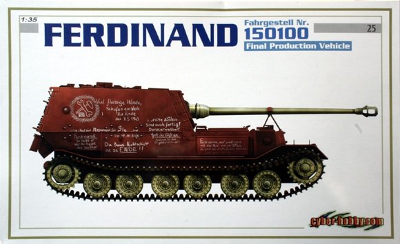Cyber Hobby 6436 FERDINAND Fahrgestell Nr.150100 Final Production 1/35