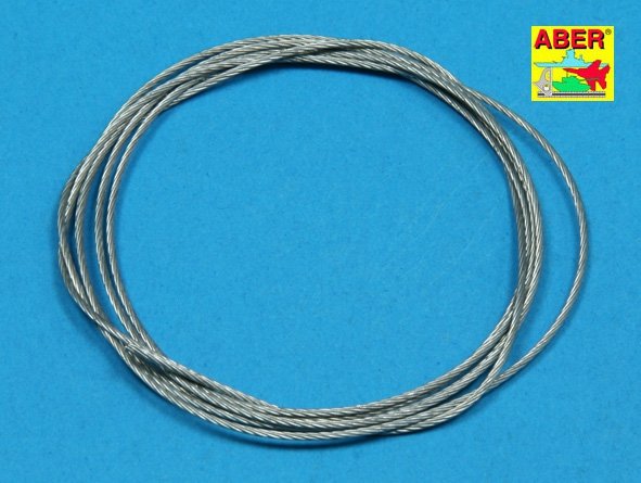 Aber TCS09 Stainless Steel Towing Cables 0.9mm, 1m long