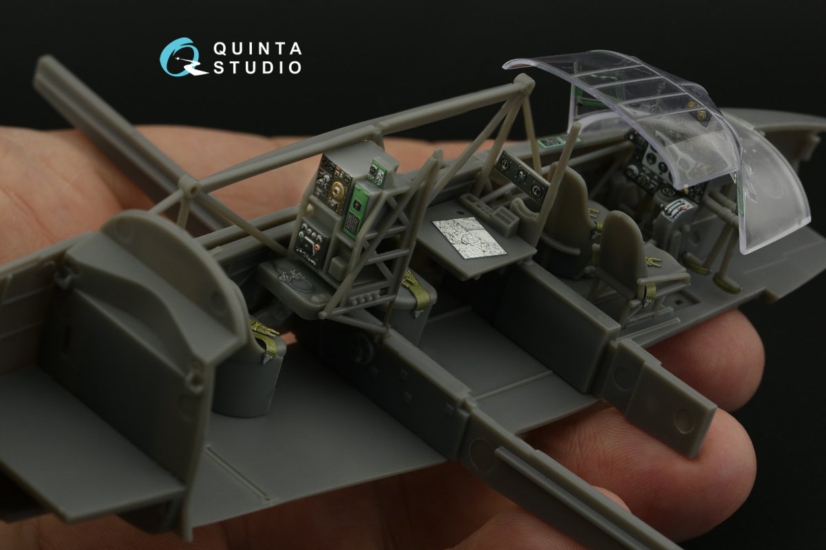 Quinta Studio QD48333 Avro Anson Mk.I 3D-Printed &amp;amp; colored Interior on decal paper (Airfix) 1/48 – image 9