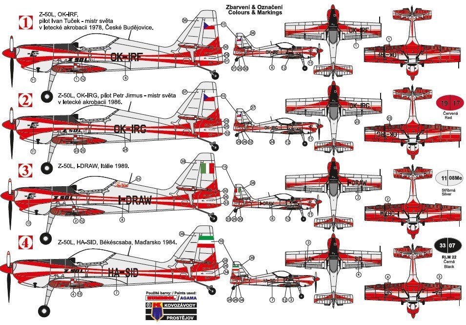 Kovozavody Prostejov KPM4811 Zlin Z-50L 1/48 – image 2