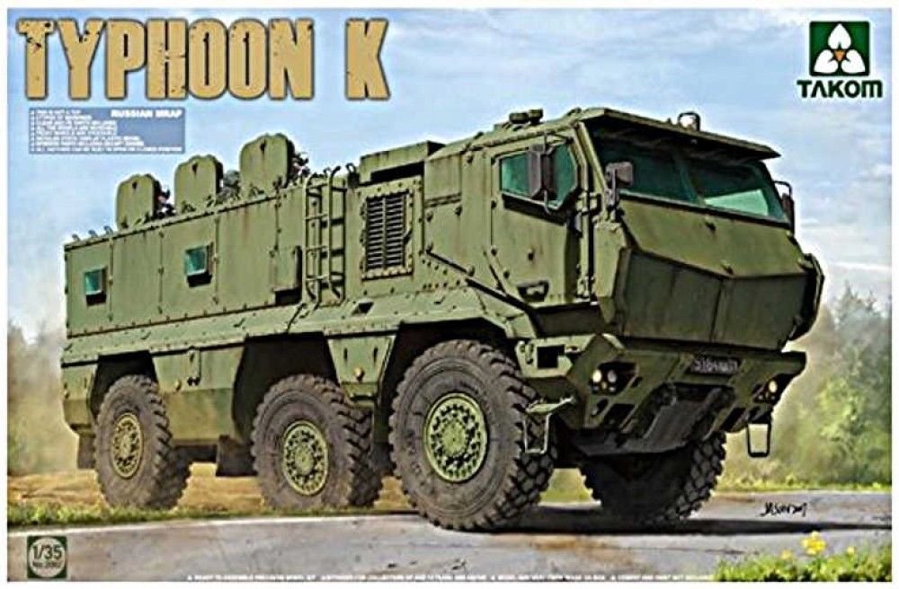 Takom 2082 Russian MRAP KAMAZ-63968 &amp;quot;Typhoon-K&amp;quot; (with cab &amp;amp; cabin interior) 1/35