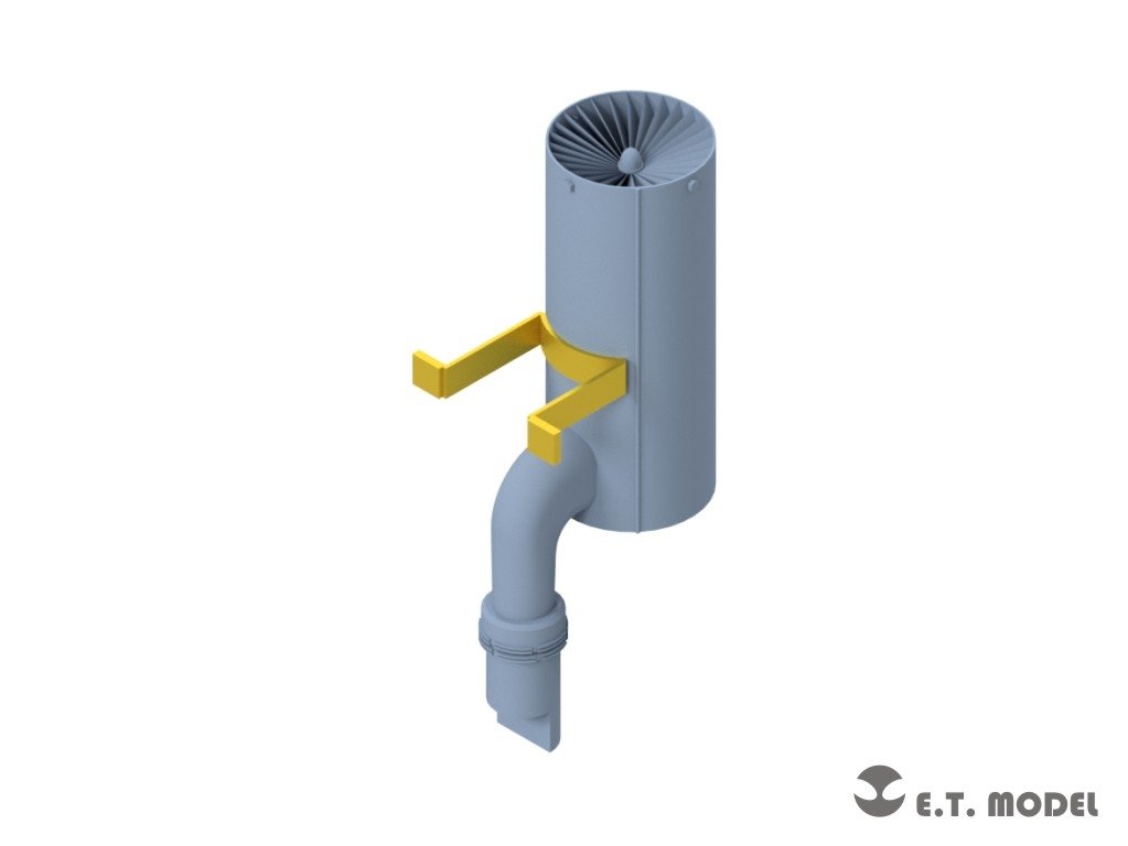 ET Model P35-233 Exhaust Muffler (Flammvernichter) for Panther G Late 1/35 – image 2