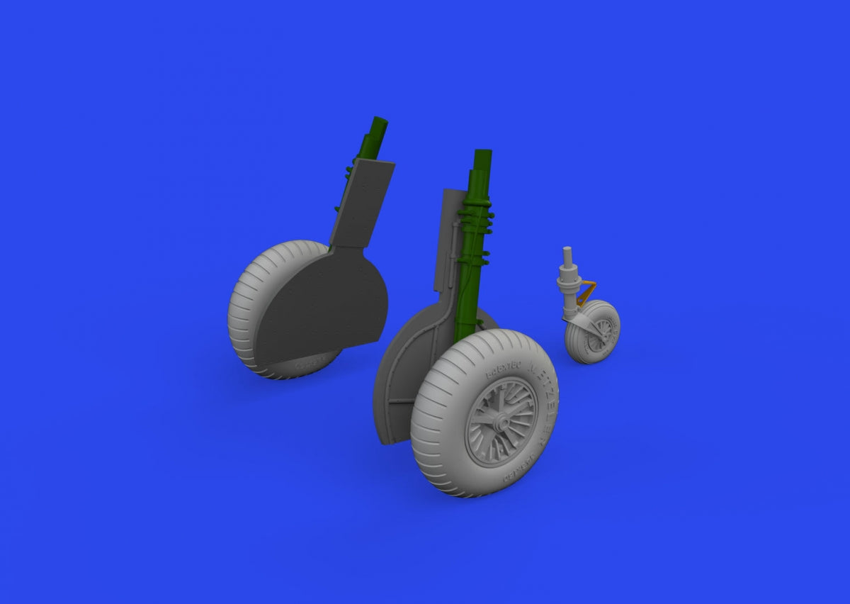 Eduard 648998 Bf 108 wheels spoked EDUARD 1/48 – imagen 2