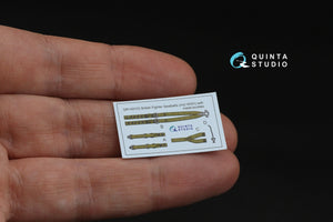 Quinta Studio QR+48103 British Fighter Seatbelts (mid WWII) (with metal buckles) (All kits) 1/48 – obrázek 3