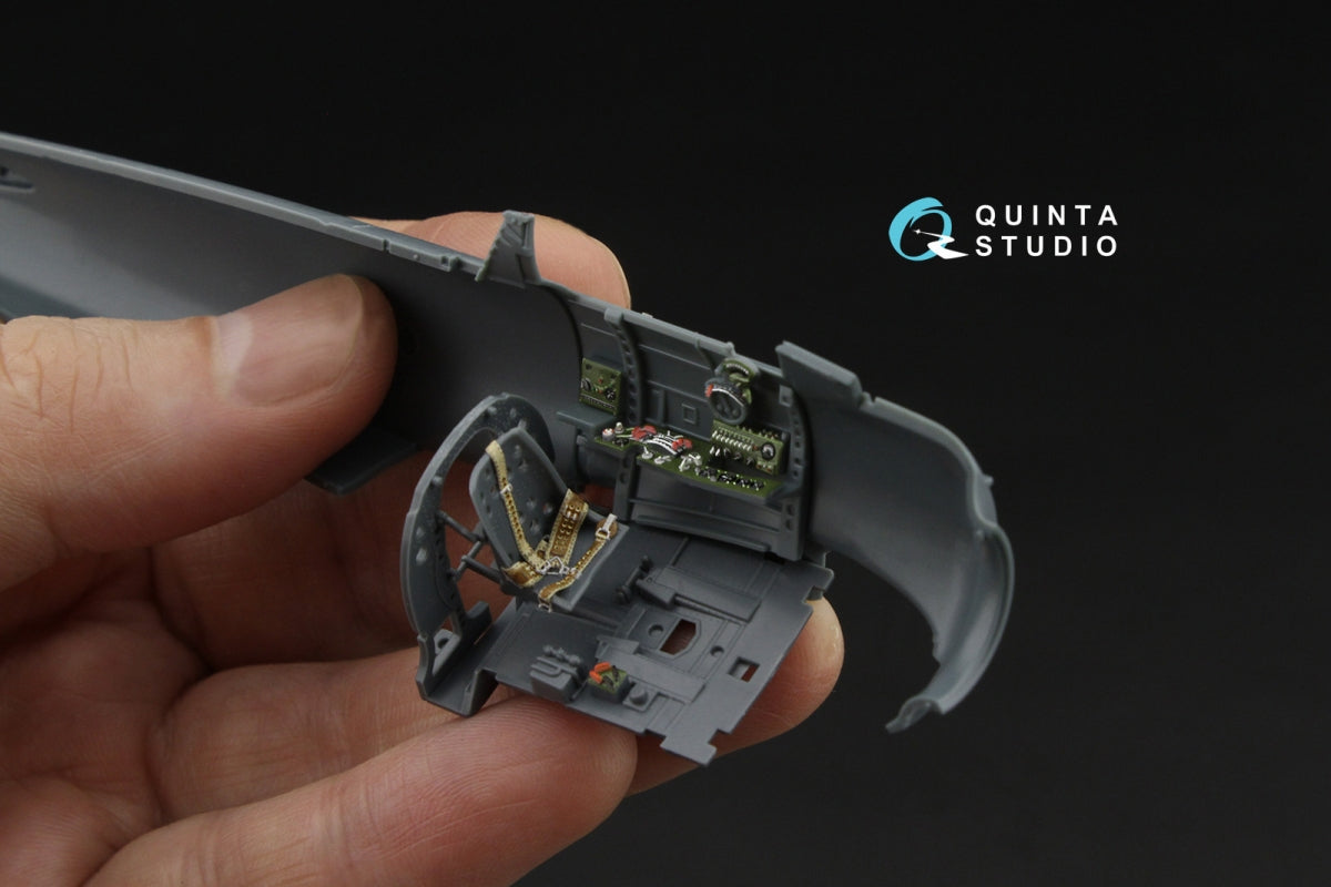 Quinta Studio QD48610 A6M5 Zero (Nakajima Production) 3D-Printed &amp;amp; colored Interior on decal paper (Eduard) 1/48 – image 3