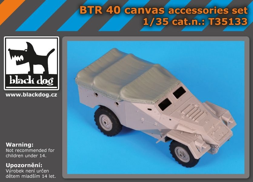 Black Dog T35133 BTR 40 accessories set 1/35