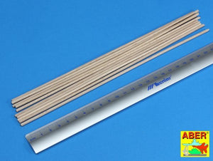 Aber WR3 Wood round rods 3.00 mm length 250 mm x 10 pcs. – image 2