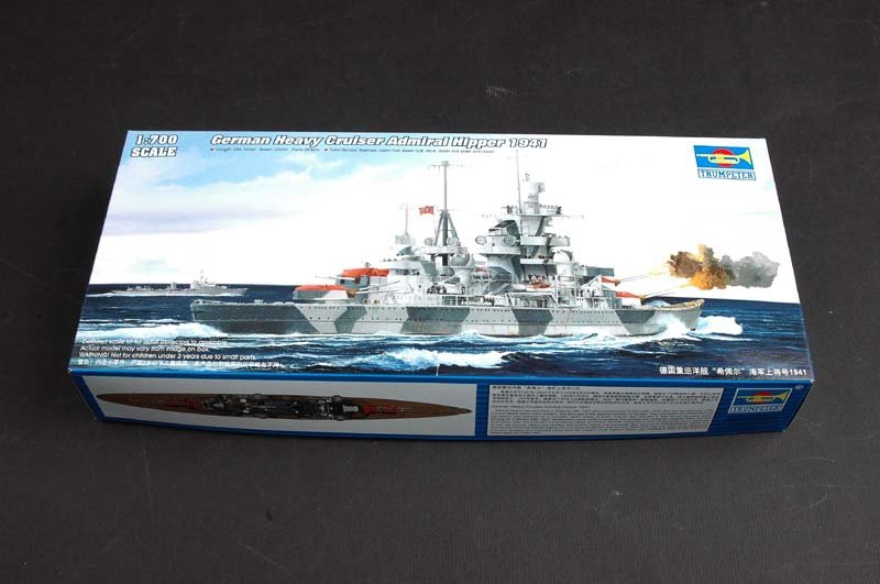 Trumpeter 05776 German Cruiser Admiral Hipper 1941 1/700 – image 2