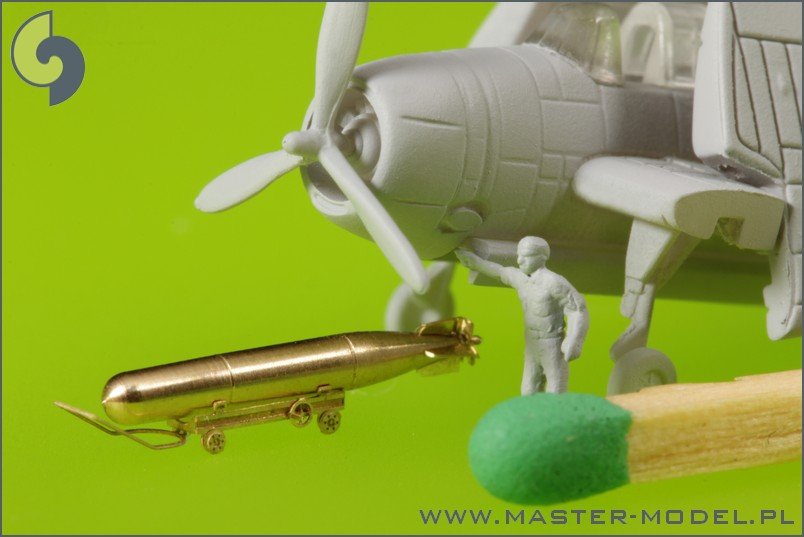 Master SM-350-072 USN Airborne torpedoes Mark 13 (22.4in) with trolleys - early type (10 pcs) – image 7