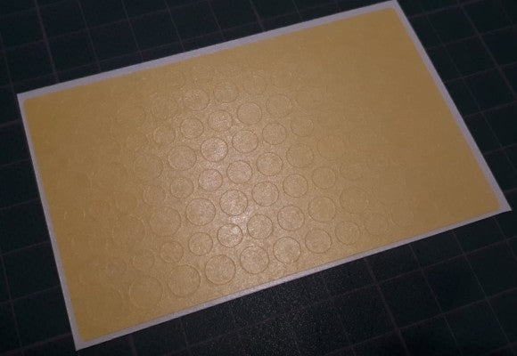 Omask 80004 Circles 4-7 mm (yellow masking tape)