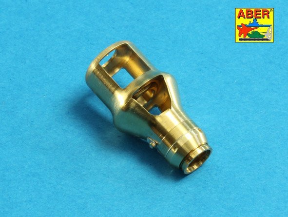 Aber 16L-16 Early muzzle brake for the barrel used in the Panzer IV, Ausf. G and in the Stug.G self-propelled gun / Early muzzle brake used on German 7.5cm barrel PzKpfw. IV, Ausf. G and Stug. Ausf.F; F8 G early 1/16 – immagine 7