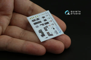 Quinta Studio QD48219 F-5E 3D-Printed &amp;amp; colored Interior on decal paper (AFV club) 1/48 – obrázek 3