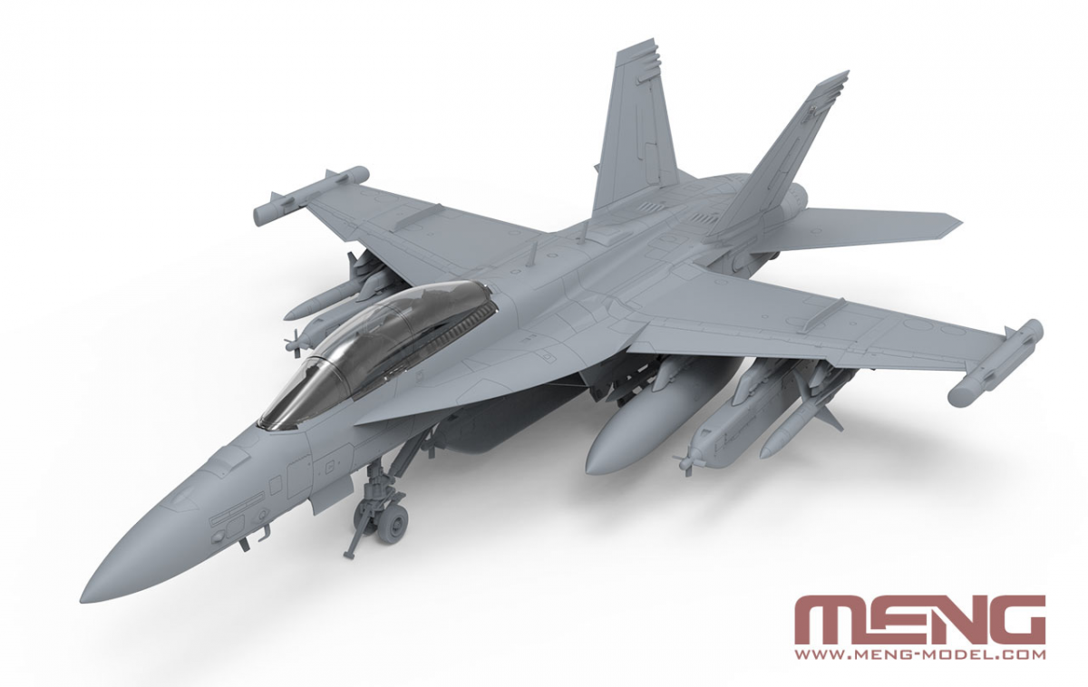 Meng LS-019 Boeing EA-18G Growler Electronic Attack Aircraft Yellow Jackets 1/48 – obrázek 7