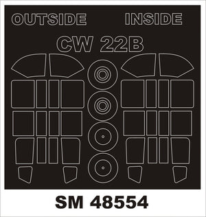 Montex SM48554 CW-22B for DORA WINGS 1/48