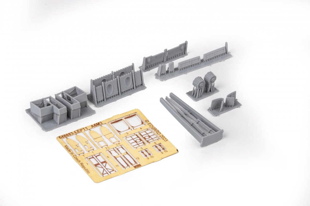 Eduard 648884 A6M3 gun bays long barrel PRINT EDUARD 1/48 – image 4
