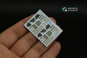 Quinta Studio QD48405 F-14D 3D-Printed &amp;amp; colored Interior on decal paper (Hobby Boss) 1/48 – obrázek 7