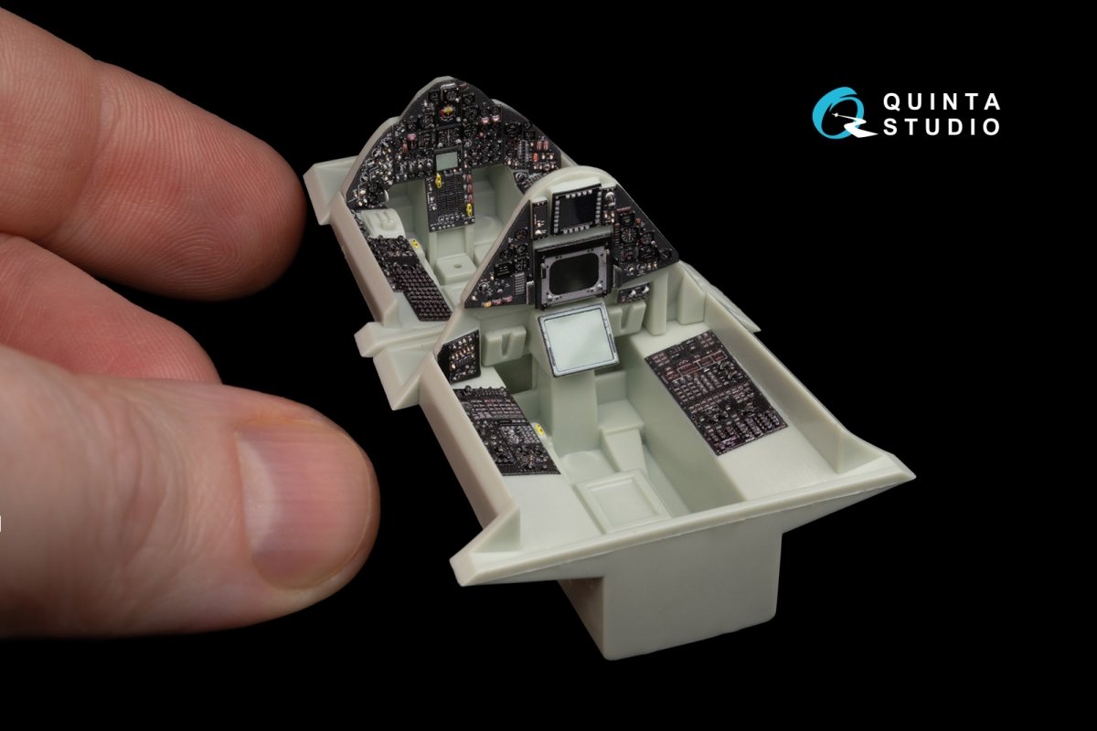 Intérieur imprimé en 3D et coloré sur papier décalcomanie Quinta Studio QD48244 SR-71A (Revell) 1/48 – image 7