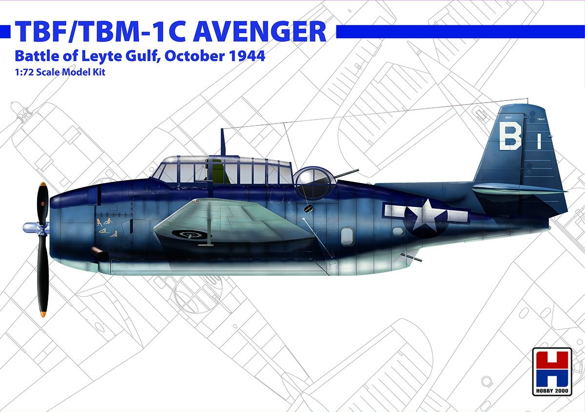 Hobby 2000 72010 TBF/TBM-1C Avenger Battle of Leyte Gulf, October 1944 1/72
