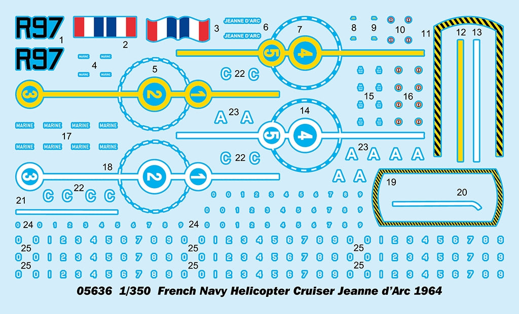 Trumpeter 05636 Jeanne d&amp;#39;Arc 1964 1/350 – immagine 3