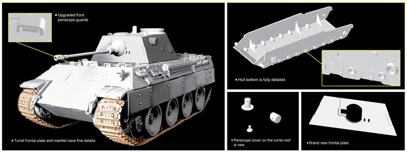 Dragon 6821 Pz.Beob.Wg.V Panther mit 5cm Kw.K.39/1 – obrázek 3