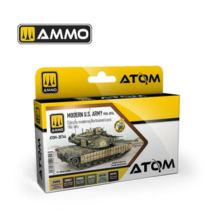 AMMO by Mig Jimenez 20744 ATOM Modern US Army 1950-2016 6x20ml