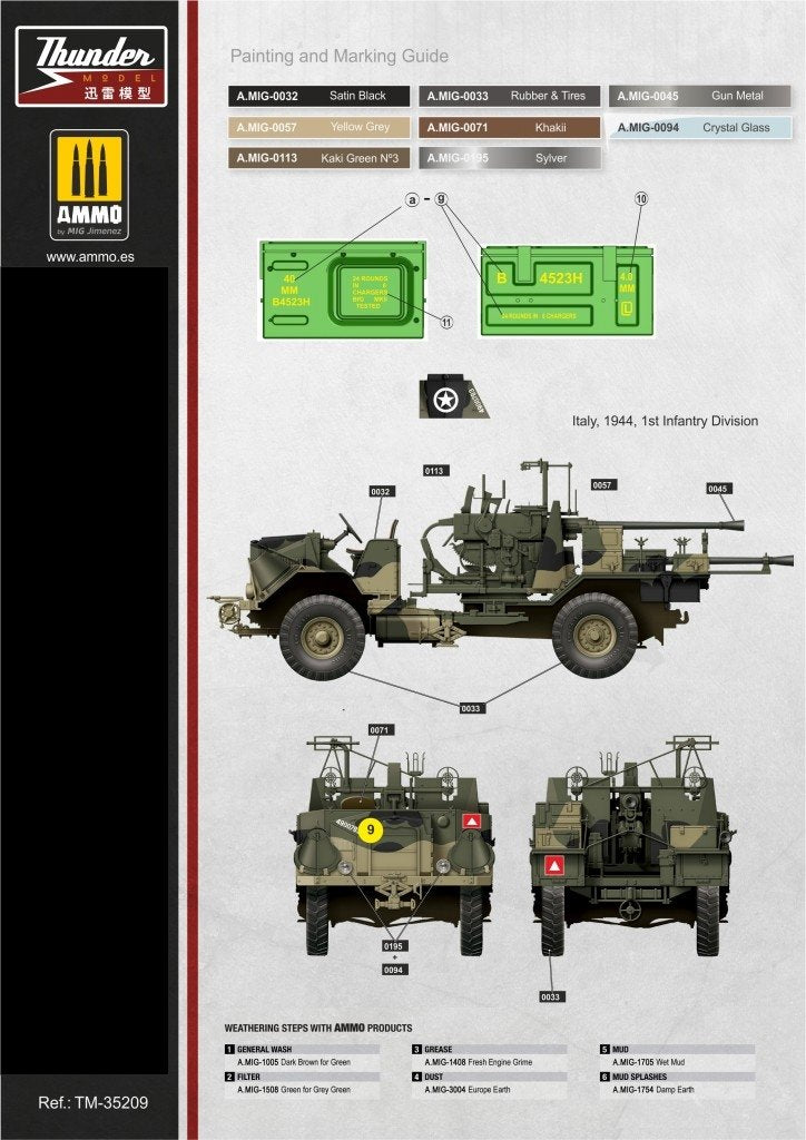 Thunder Model 35209 Morris Bofors C9/B Late, le camion armé britannique emblématique de la Seconde Guerre mondiale, à l&amp;#39;échelle 1/35 – image 14