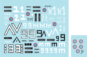 Star Decals 35-C1157 Israeli AFVs 7 1/35 – obrázek 3