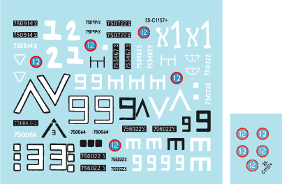 Star Decals 35-C1157 Israeli AFVs 7 1/35 – obrázek 3