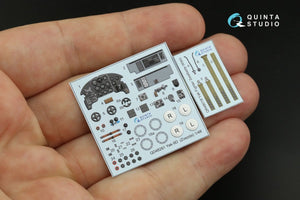 Quinta Studio QD48281 Yak-9D 3D-Printed &amp;amp; colored Interior on decal paper (Zvezda) 1/48 – Bild 8