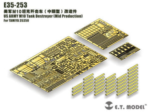 ET Model E35-253 US ARMY M10 Tank Destroyer（Mid Production) (For TAMIYA 35350) (1/35)