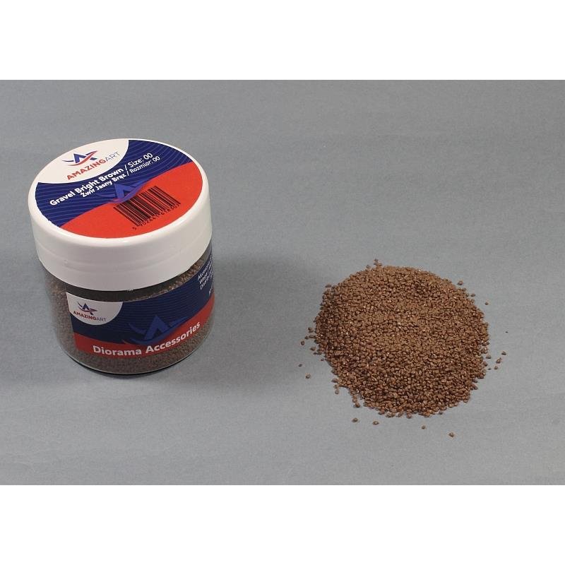 Amazing Art 18307 GRAVEL BRIGHT BROWN FINE 200g