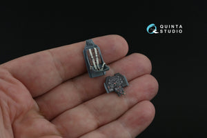 Quinta Studio QD48500 P-51B late/P-51C Late 3D-Printed colored Interior on decal paper (Eduard) 1/48 – immagine 9