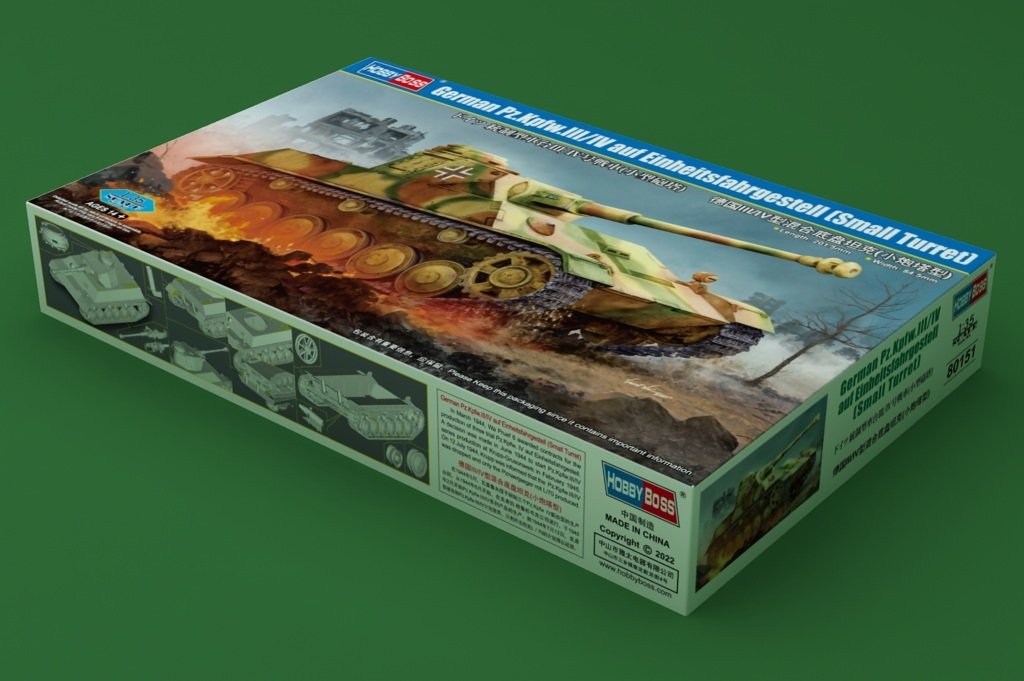 Hobby Boss 80151 German Type III/IV Hybrid Chassis Tank Small Turret 1/35 – image 2