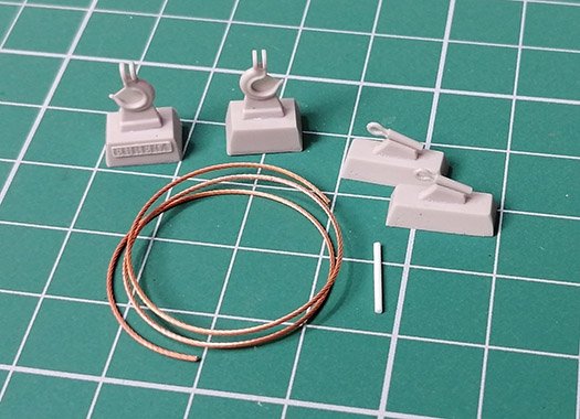 Eureka XXL ER-3565 Towing cable for Polish 7TP Tank (IBG Models) 1/35 – zdjęcie 2