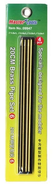 Trumpeter 09947 Brass Pipe Set 6 - copper pipes
